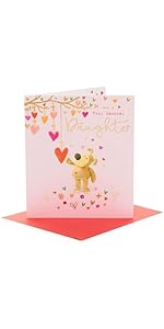 Boofle Valentine's Day Card for Daughter - Cute Design