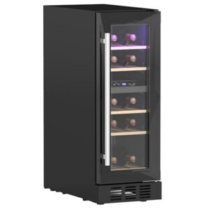 HOMCOM Dual Zone Wine Fridge