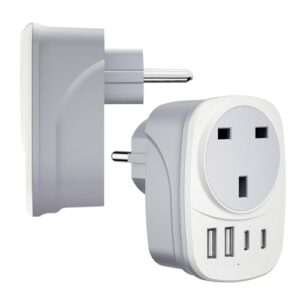 UK to European Plug Adapter