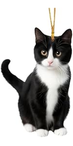 Deals Of The Day Sale Prime Christmas Tree Ornaments, Black Cat Christmas Ornament,Car Hanging Or...