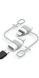 MoKo USB C to Lightning Adapter, Not for Audio/OTG, Lightning Male to USB C Female Adapter for iP...