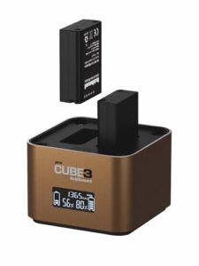 Hähnel - ProCube3 - For Olympus - DSLR Duo Charger - Faster Charging - USB Type-C inpu