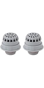 2Pcs Top Debris Screen Filter PVC Male Thread G3/4 Top Screen Strainer Replacement P05346 Ideal f...