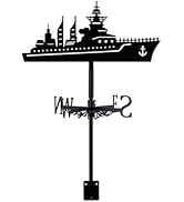 SUPERDANT Mushroom Snail Weather Vane Snail Leave Weathervanes Black Metal Wind Vanes Animal Weat...