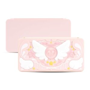 GeekShare Portable Switch Game Card Case Compatible with Nintendo Switch Game Card Game Case Holder with 24 Game Card Slots and 24 TF Card Slots - Star Wings Series