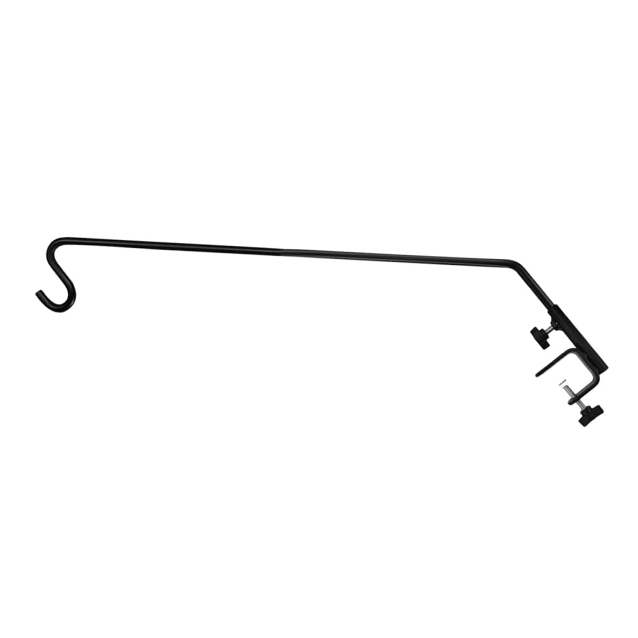 PHENOFICE Outdoor Hook Heavy Duty Clothes Racks Plant Hanger Fence Deck Bird Feeder Hanger for Railing Clamp on Deck Hangers Deck Rail Hook Outdoor Railing Rack Hook for Bird Feede