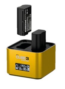 Hähnel - ProCube3 - For Nikon - DSLR Duo Charger - Faster Charging - USB Type-C inpu