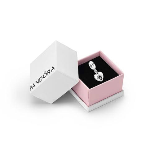 Pandora Moments Women's Sterling Silver Friends Forever Heart Dangle Charm