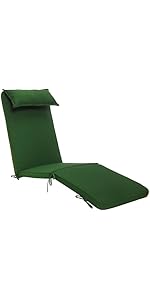 Garden Steamer Sunlounger Cushion Outdoor Waterproof SunLounger Cushions for Steamer Recliner Sun...