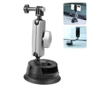 PULUZ Action Camera Car Windshield Suction Cup Mount for Gopro Hero 12 11