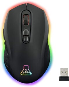 The G-Lab - Kult Krypton - High Performance 6400 DPI Wireless Gaming Mouse - Bluetooth & 2.4 GHz Wireless Gaming Mouse