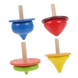 DRESSOOS 4pcs Educational Colour Gyro Handmade for Fun Attention Bucket Equipment for Boys and Ideal for Learning and Play