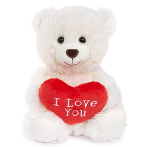 abeec Plush Cream I Love You Bear - Gifts For Her For Any Occasion Birthday Gifts For Girlfriend