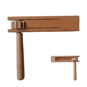 Wooden Spinner Rattle - Wooden Ratchet Noise Makers | Mexicanas Noise Ratchet | Football Rattle Clacker | Traditional Mexican Matraca Rattle | Carefully Polished Musical Instrument Equipment for Spo