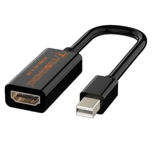 Tosomoki - Mini DisplayPort(Thunderbolt) to HDMI Adapter 4K@60Hz Thunderbolt to HDMI Adapter Compatible With MacBook Air 2010-2017