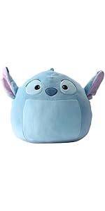 MINISO Stitch Plush Toy, 7.8 inch/20 cm Ultrasoft Dun Dun Series Stitch Soft Toys, Round Stuffed ...