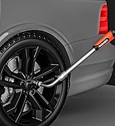 Gakago socket spanner set - 17mm 19mm 21mm wheel bolt socket set with plastic rim protection - 1/...