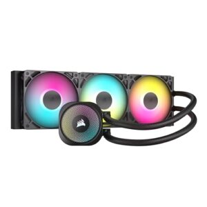 Corsair NAUTILUS 360 RS ARGB Liquid CPU Cooler – 360mm AIO – Low-Noise – Direct Motherboard Connection – Daisy-Chain – Intel LGA 1851/1700