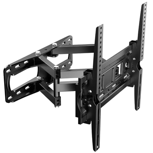 JXMTSPW Full Motion TV Wall Bracket for 32-65 Inch Curved/Flat Screens TVs