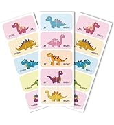 Peacoblue Shoes Stickers for Shoes Learning Left Right, Marine Life 100pcs(50 Pairs) Self-Adhesiv...