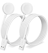 2Pack Upgraded for Apple Watch Charger USB Magnetic Wireless Fast iWatch Charger Portable Compati...