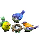 Purple Star Fairy Figures Miniature Fairy Ornaments Flower Fairies Figurines for Garden Accessori...
