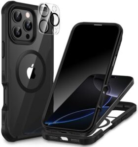 CENHUFO Compatible with iPhone 16 Pro Max Privacy Case Fits Magsafe
