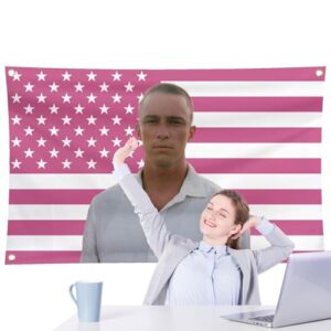 Drew Flag Pink Flag Am-erican Starkey Flag