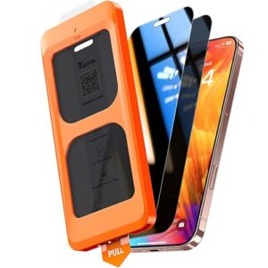TOCOL 2 Pack for iPhone 16 Pro Privacy Screen Protector 6.3-Inch [True 25°Anti Spy]
