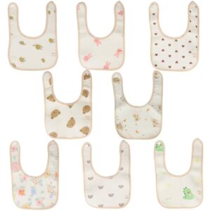 EOAMGO 8 Pack Baby Bibs