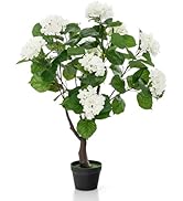 COSTWAY 130CM/4.3FT Ficus Artificial Tree, Fake Azalea Trees in Nursery Pot, Indoor Outdoor Green...