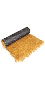 HAZEK Artificial Thatch Roll Tiki Bar Roof Thatch Synthetic Thatch Roof Beach Hawaiian Party, Gar...