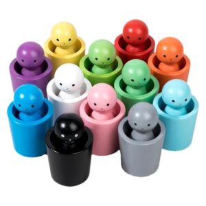 DzpKrka Peg Dolls In Cups