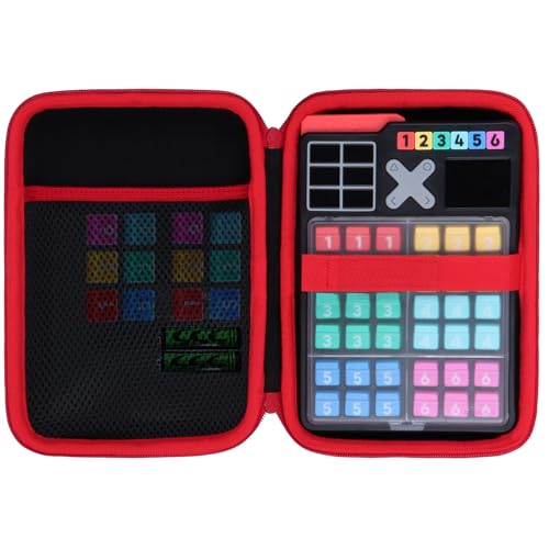 Lebakort Hard Travel Case for Giiker Smart Sudoku Puzzle Games (Black+Red)