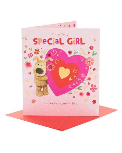 Boofle Valentine's Day Card for A Special Girl - Cute Desig