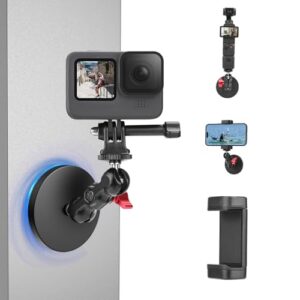Flymile Magnetic Camera Mount Base for DJI Osmo Action 5 Pro 4 3/Pocket 3