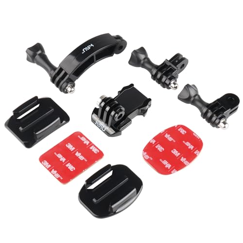 HSU Helmet Mounts Set for Go Pro Action Cameras