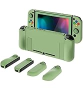 playvital Upgraded Glossy Dockable Case Grip Cover for Nintendo Switch, Ergonomic Protective Case...