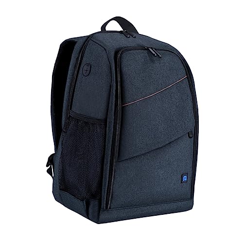BELLIFFY 1Pc High Capacity Waterproof Camera Backpack for Outdoor Use Portable Scratch Proof Grey Backpack for Women and Men Photographers