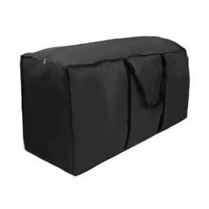 Garden Furniture Cushion Storage Bag 116x47x51cm Waterproof Anti-UV Heavy Duty 210D Oxford Fabric Christmas Tree Storage Bag Outdoor Garden Patio Cushion Cover Bags with Handle (116x47x51cm)