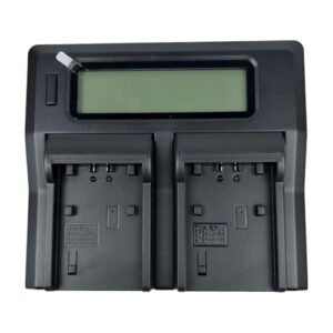 Dual LCD Camera Battery Quick Charger for NP-FV50 FV70 FV100 which for FDR-AX700 PXW-Z90V HXR-NX80 HDR-CX675B CX560 CX900 PJ540 PJ670B PJ810 FDR-AX33 AX53 AX100 NEX-VG10 VG20 VG30 VG9