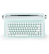 YUNZII ACTTO B305 Wireless Typewriter Keyboard, Bluetooth Retro Keyboard, Aesthetic Typewriter St...