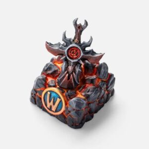 SteelSeries Resin Artisan Keycap - World of Warcraft Collector Item - Handmade Resin Artisan Keycap - Free In-Game Item - Cherry MX Gaming Keyboard - Individually Numbered - Sword of Sargeras Desig
