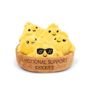 WHAT DO YOU MEME? Emotional Support Chickies - The Original Viral Cuddly Plush Chickies