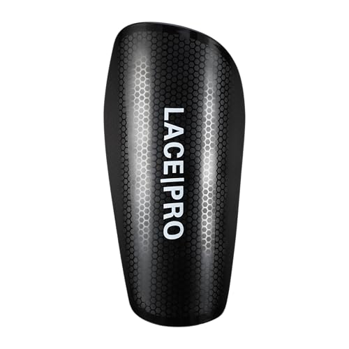 LACE|PRO Football Shin Pads - Shin Pads Football Youth Kids - Shin Guard For Boys Girls Adult Men & Women - Protective Shin Guards For Hockey Soccer & Football
