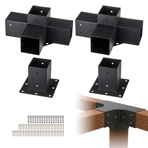 VEVOR Pergola Bracket Kit 4''x4''(Inner Size 3.6x3.6)