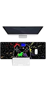 Gaming Mouse Pad Desk Pad, Gaming Mousepad Extended Large Office Desk Mat, Computer Keyboard Mats...