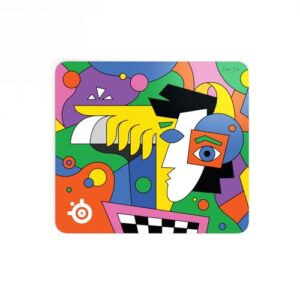 SteelSeries QcK Gaming Mouse Pad - Limited Edition Artist Collaboration - Roma Bip - Non-Slip Rubber Base - Peak Tracking and Stability - Optimized For Gaming Sensors