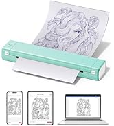 Phomemo M08F Tattoo Printer Bluetooth Tattoo Stencil Machine, Thermal Stencil Printer with 10pcs ...