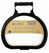 BCHEE Litter Picking Beach Clean Kit | 3-Piece Set | Contains 1x Litter Bag Hoop 100% Recycled Pl...